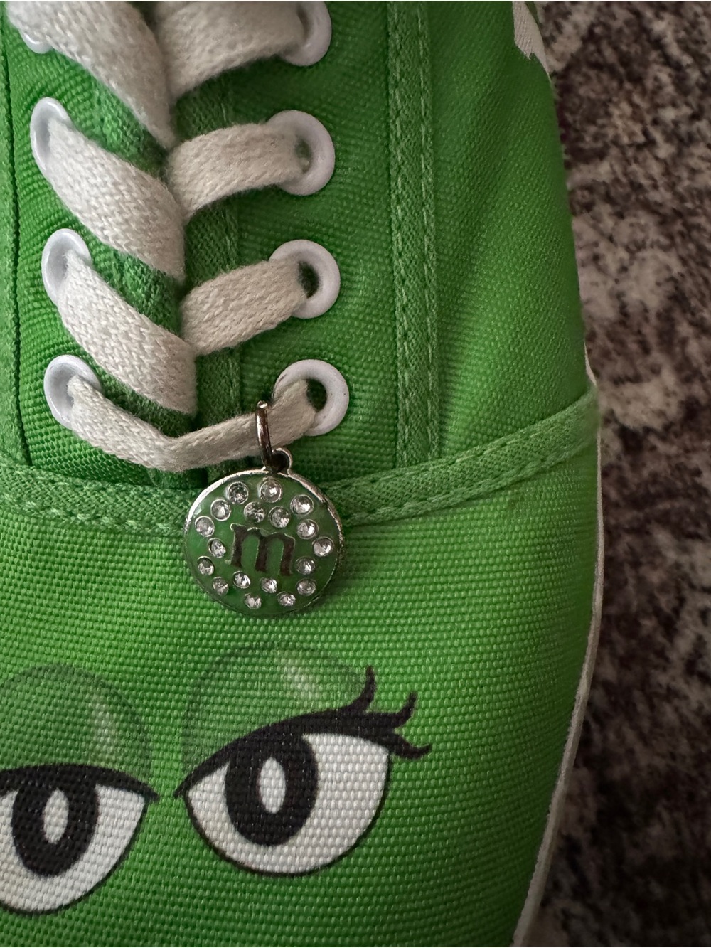 Bradford Exchange M&M’s Canvas sneakers with charm